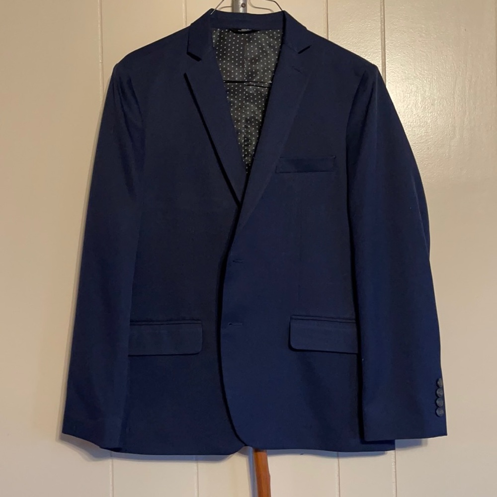 Haggar 42S Navy Blue Blazer